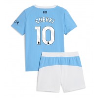 Manchester City Rayan Cherki #10 Domáci Detský futbalový dres 2025-26 Krátky Rukáv (+ trenírky)
